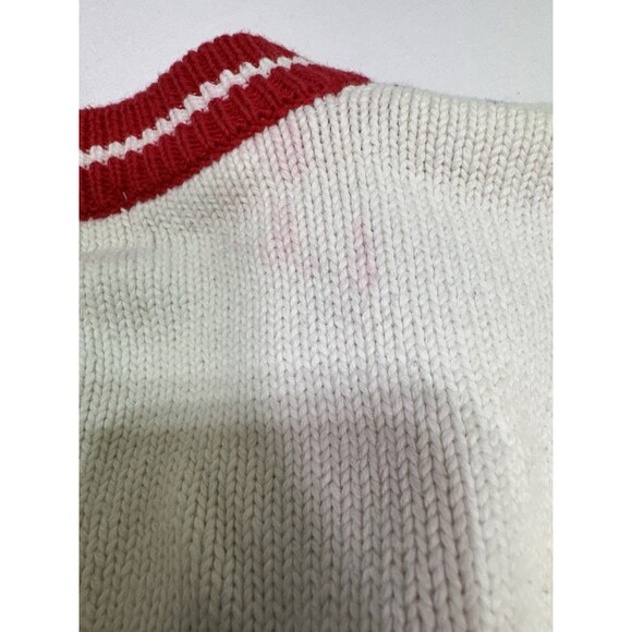 Vintage Eddie Bauer Sweater Mens Large Golf Argyle Cardigan Button Front 90s - Picture 16 of 16